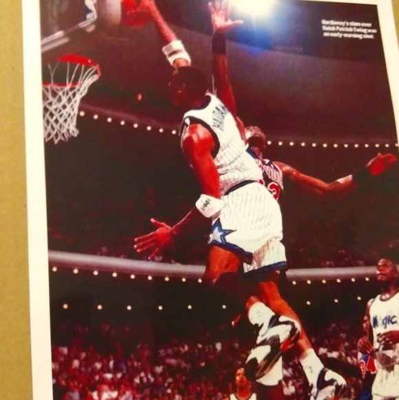PENNY HARDAWAY ORLANDO MAGIC VINTAGE 8.5x11 REPRINT GLOSSY WALL/LOCKER POSTER🔥 - Picture 7 of 8